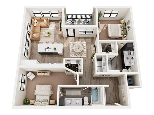 Floor plan B21