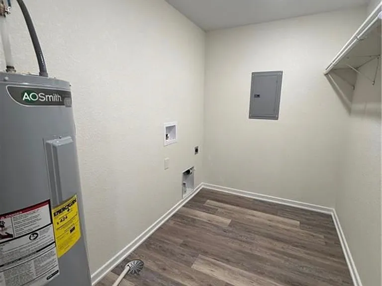 Laundry room/storage
Washer and dryer will be furnished