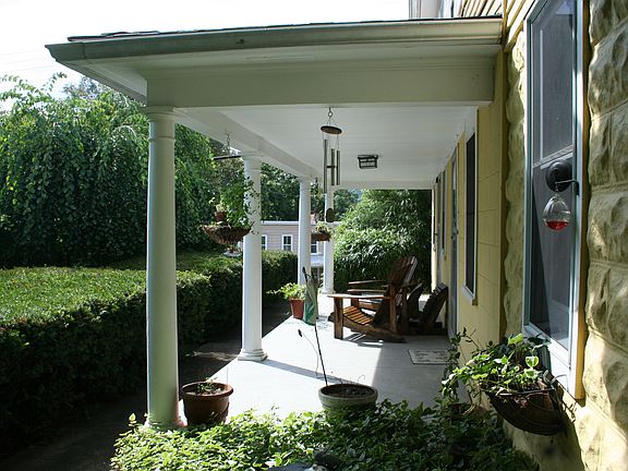 Porch overlooking Frenchtown