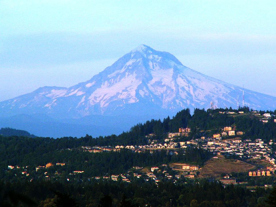 Mt. hood from the deck