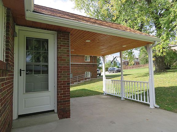 Back Door & Covered Porch