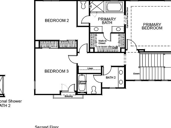 Plan 2X Second Floor