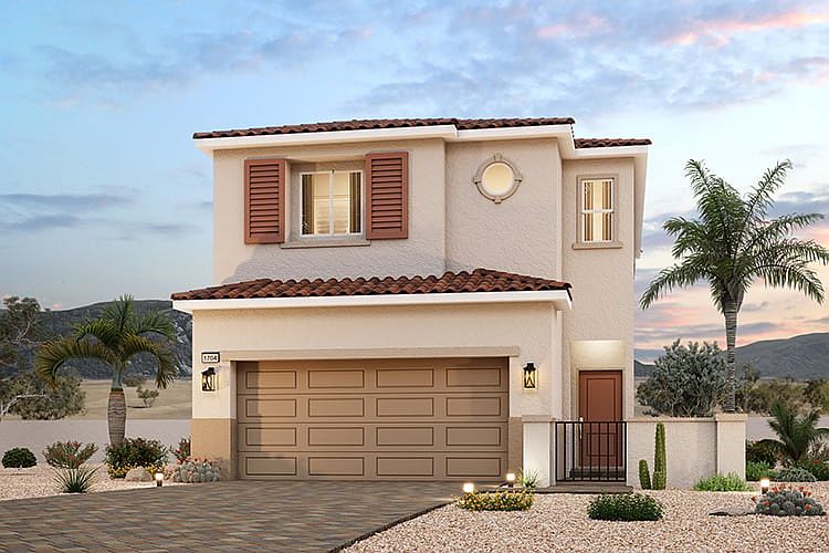Plan 1704 Elevation Southern Italian