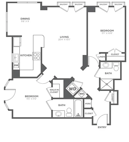Floor plan B13