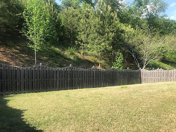 Lovely fenced backyard 