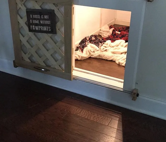 Indoor dog room