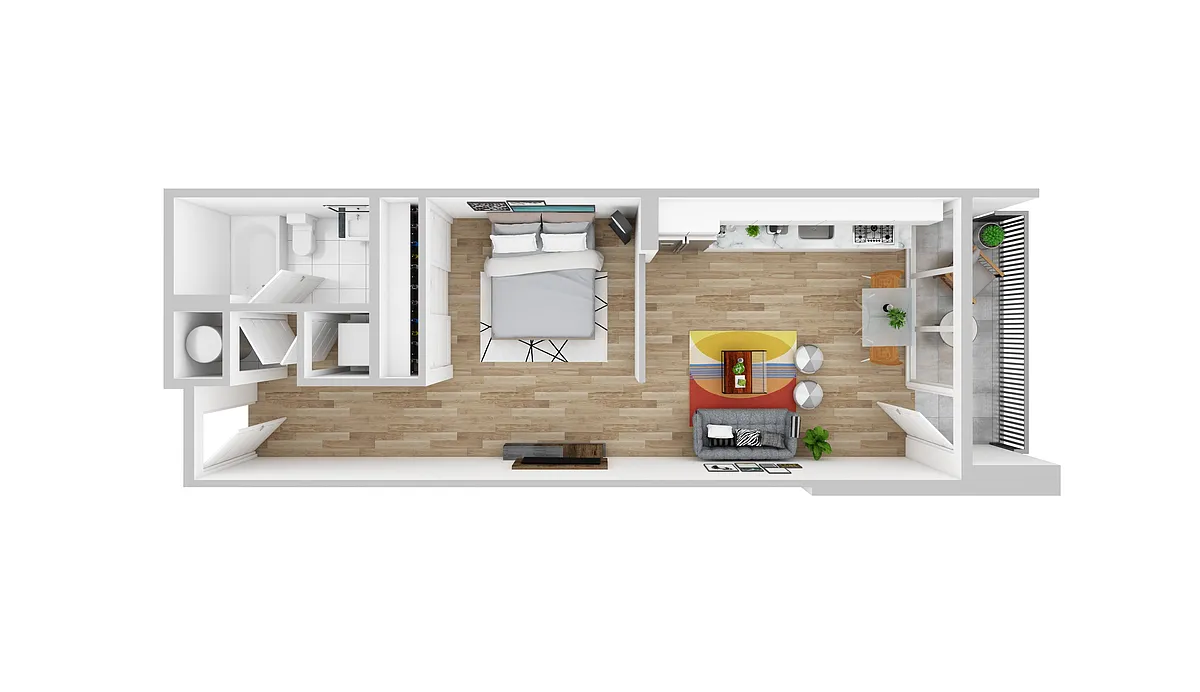Floor plan Studio
