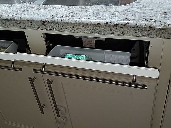 sponge tilt out drawer 