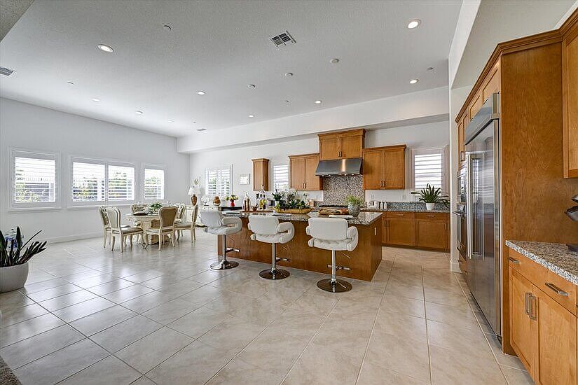 Full open plan Kitchen , dining and family room