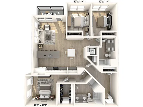 Floor plan C2