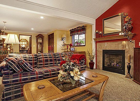 Family room is open to dining, kitchen and living rooms. Decorating options are endless....