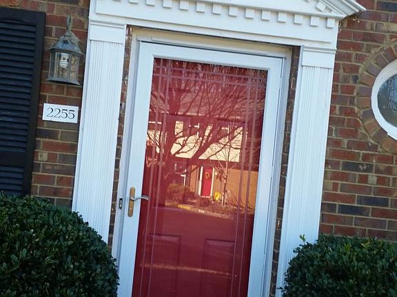 Main door with storm door