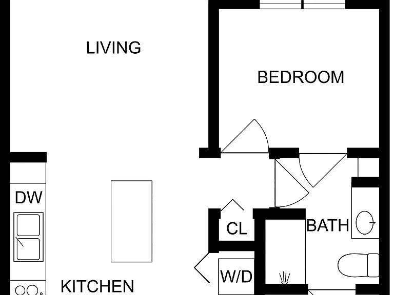 Harper Place at Bees Ferry - A1B Floorplan Harper Place at Bees Ferry - A1B Floorplan