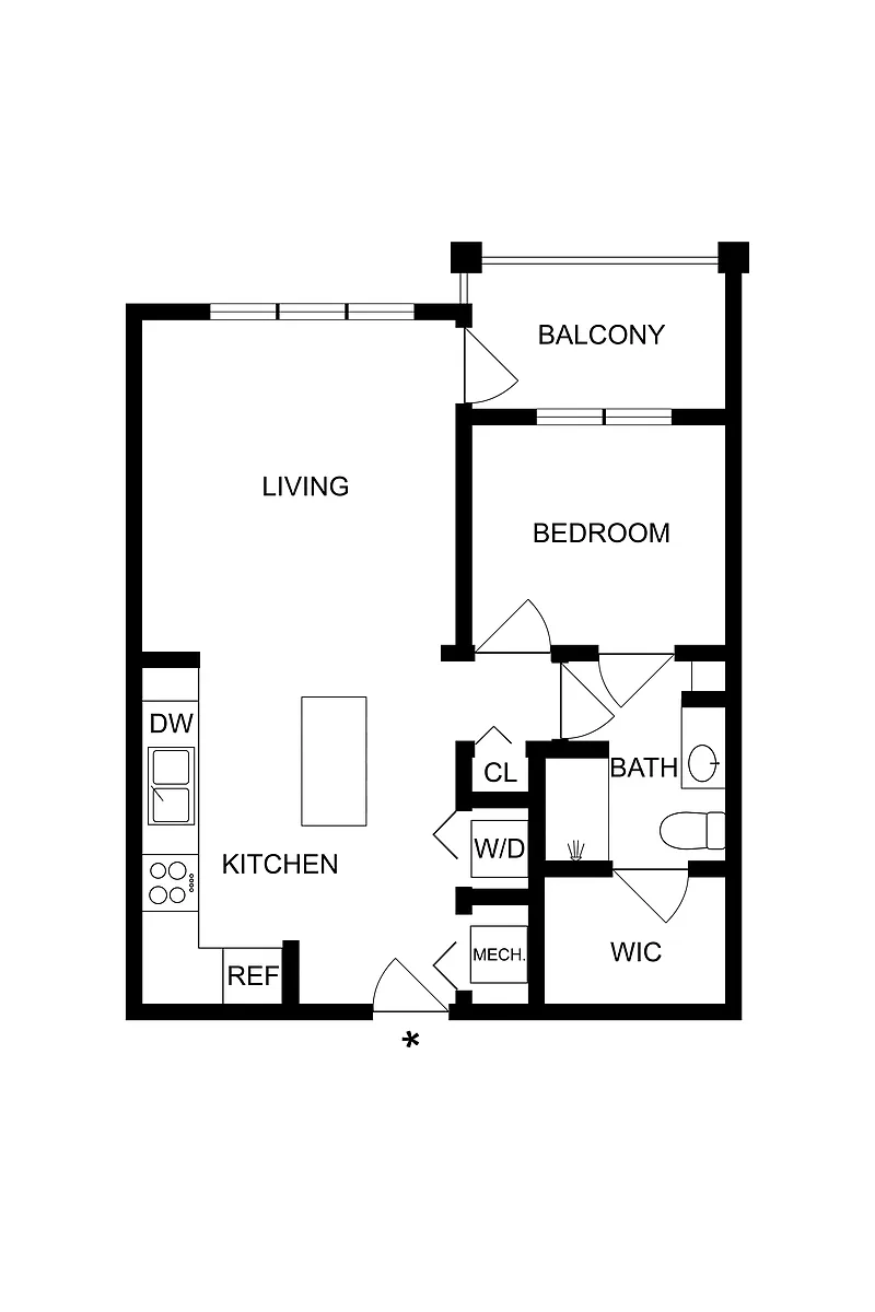 Floor plan A1B
