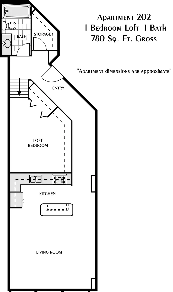 Floor plan Washington - Loft