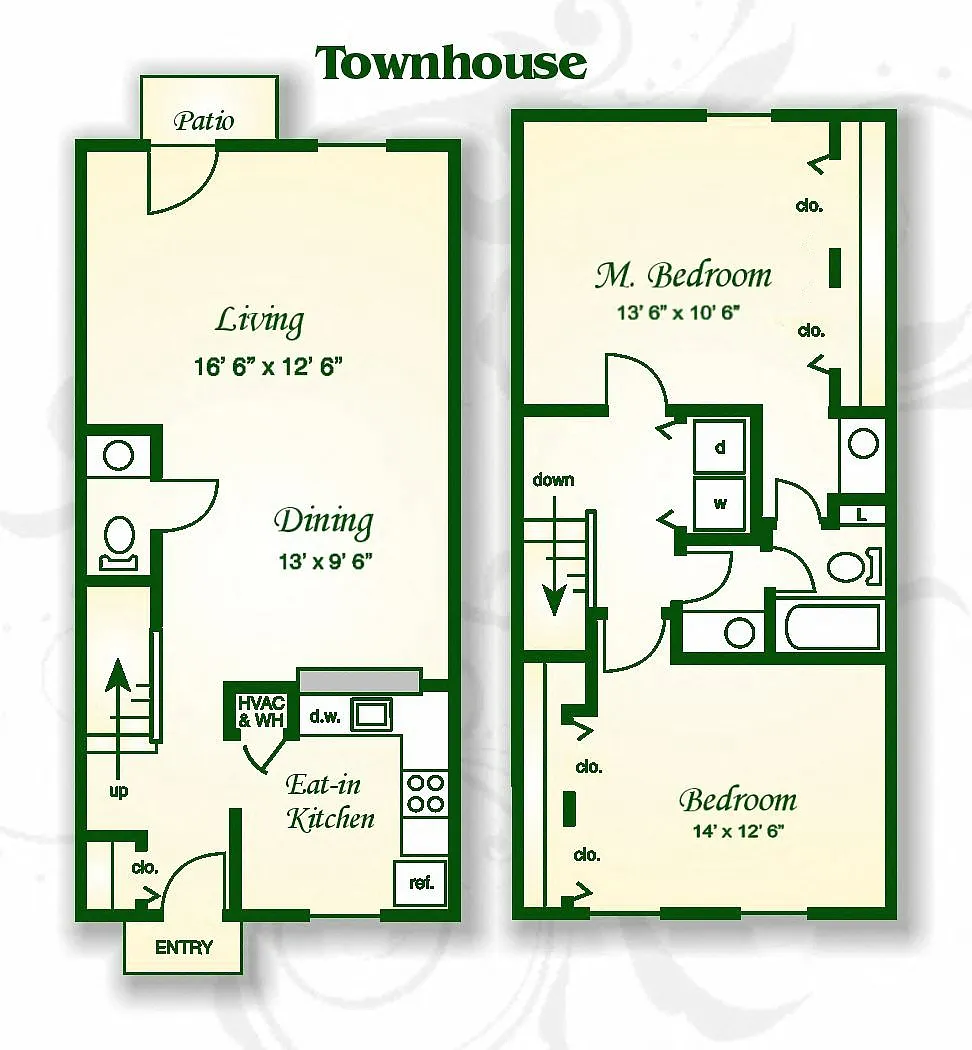 Floor plan The Winthrop Townhouse EIK