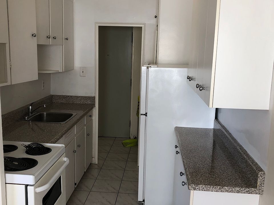 Kitchen with lots of storage and counter space.