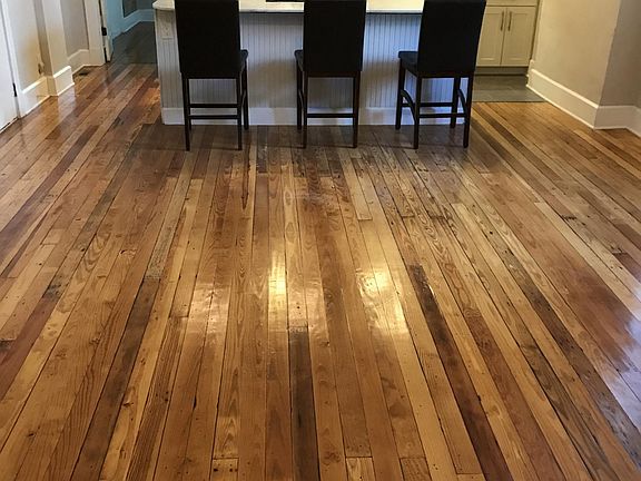 Original refinished hardwood floors.