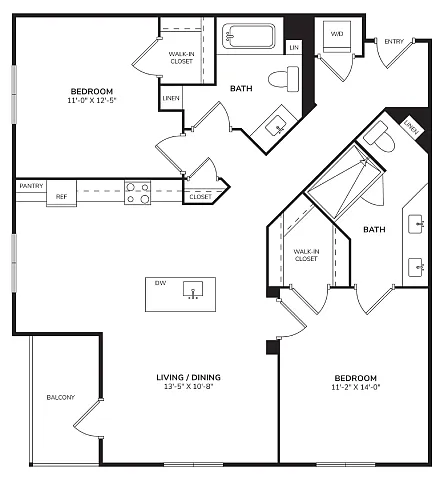 Floor plan B3-1