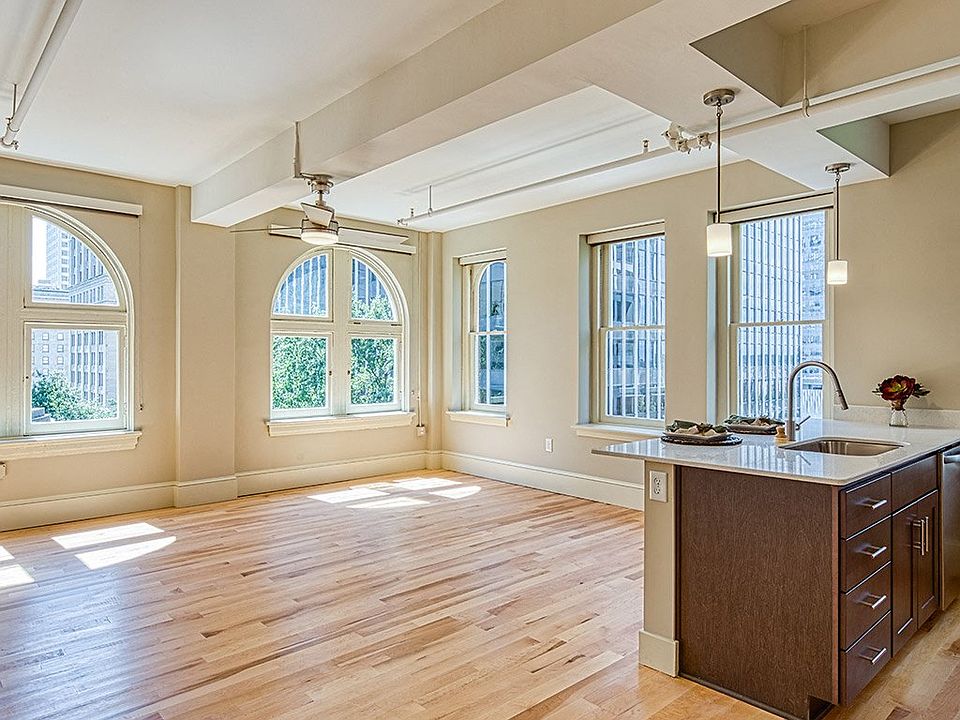 Modern interiors include light-filled, open living spaces