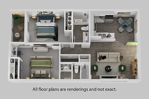 Floor plan 2 Bedroom