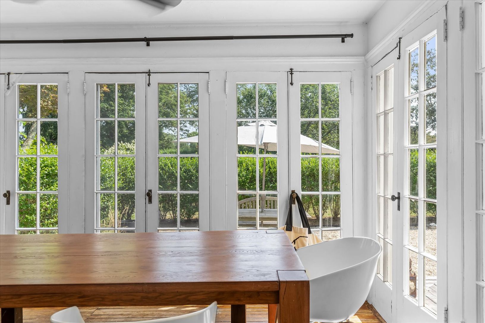  South facing sunroom w/french doors