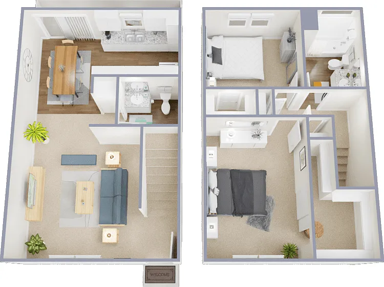 Plan E Floorplan Diagram