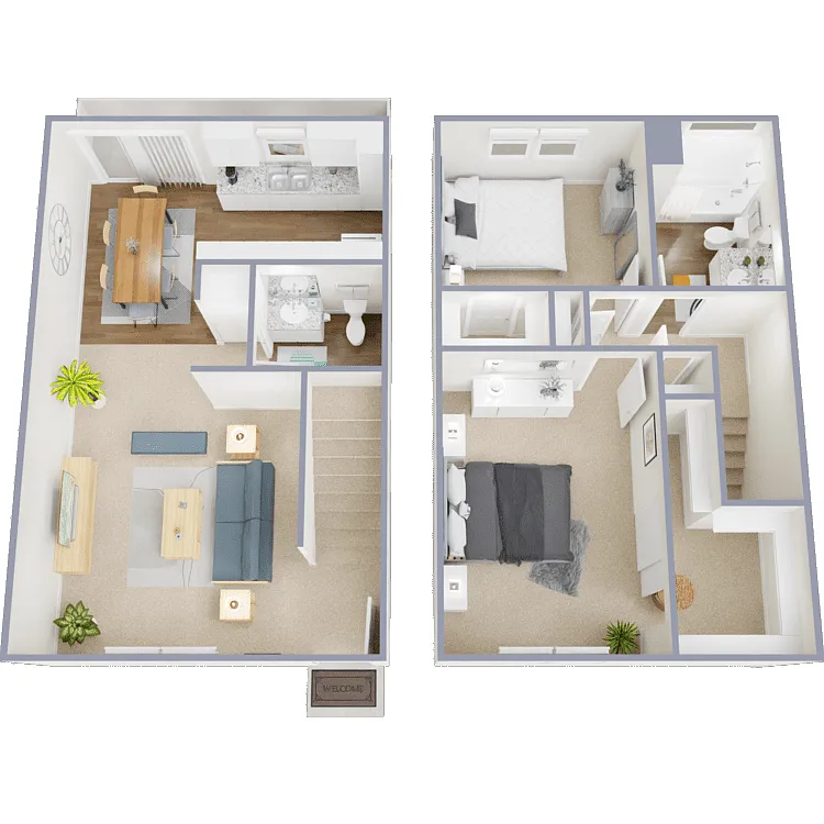 Floor plan Plan E