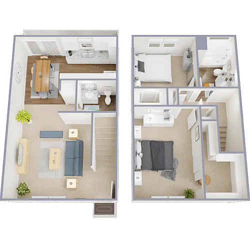 Floor plan Plan E