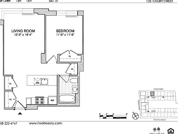 2nd image of 125 Court St APT 3NH