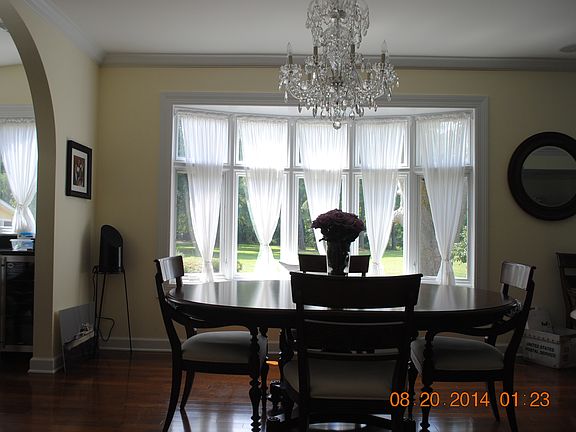 Dining room in main house