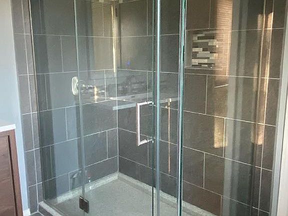 Master shower