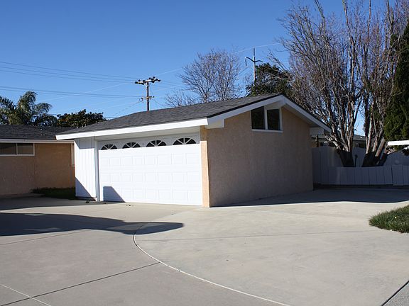 Extra paved area