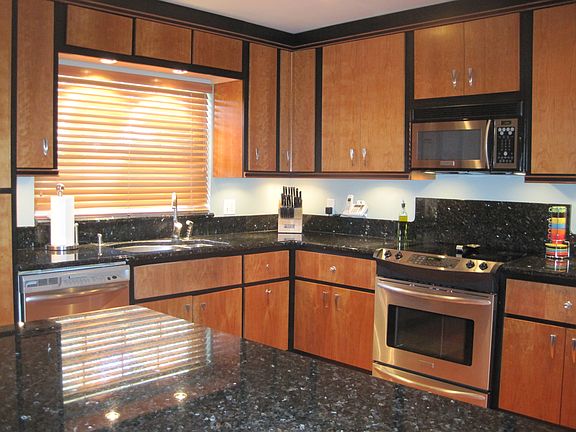 Open kitchen with island