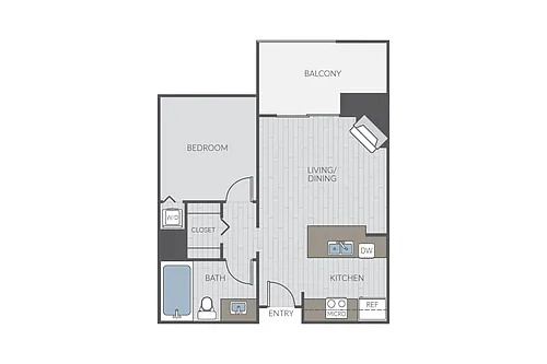 Floor plan Plan 1C