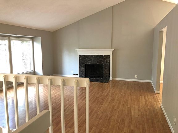 Wood burning fireplace