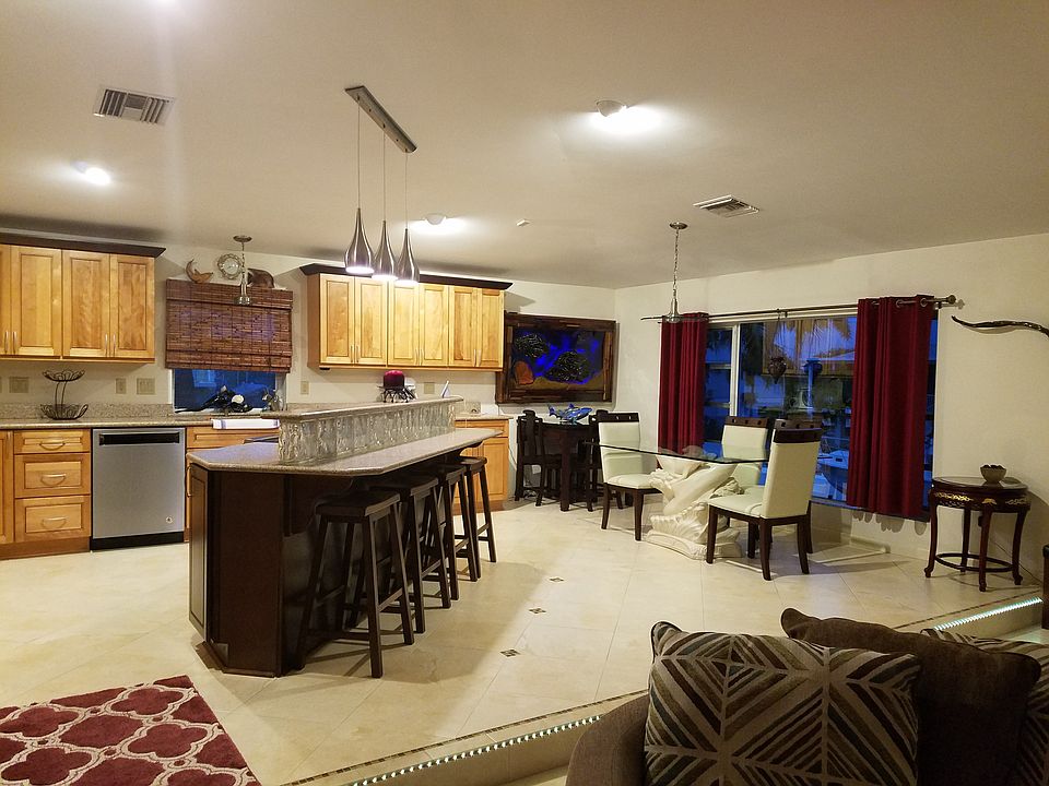 Large Kitchen open to large living room
