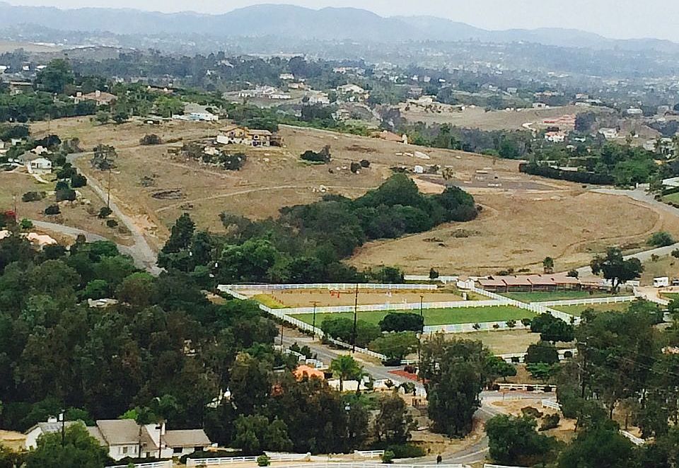 View from across the valley
