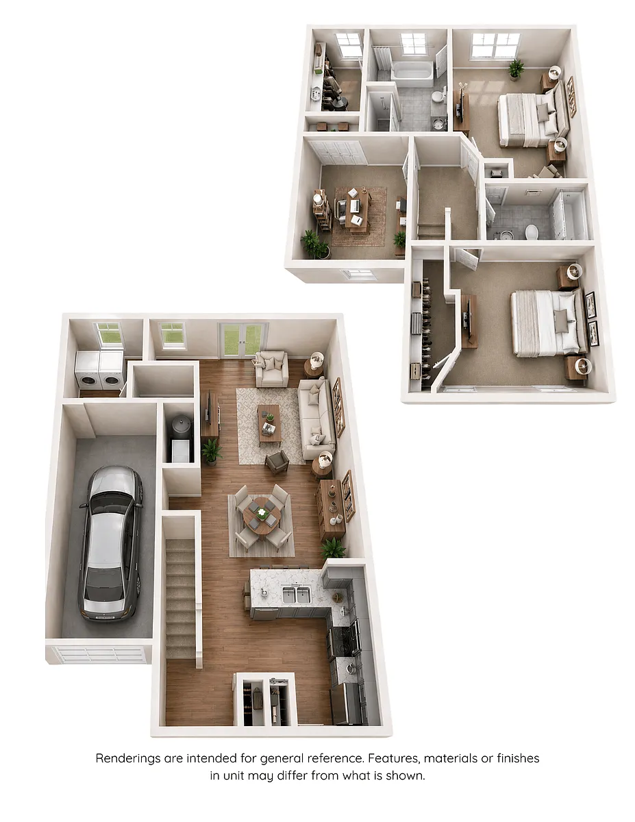 Floor plan C1 | Townhome
