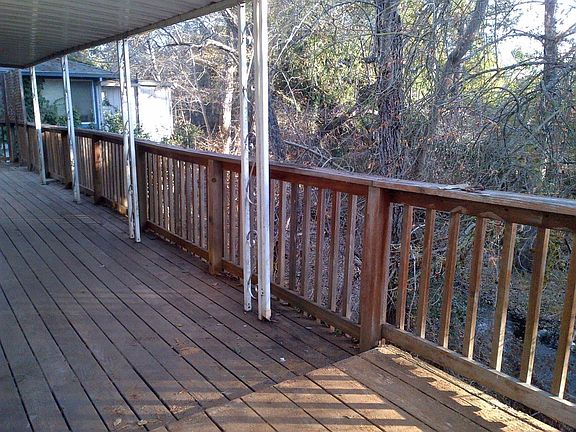 View of deck on the Santa Rosa Creek