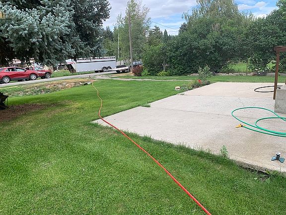 Front yard west to east