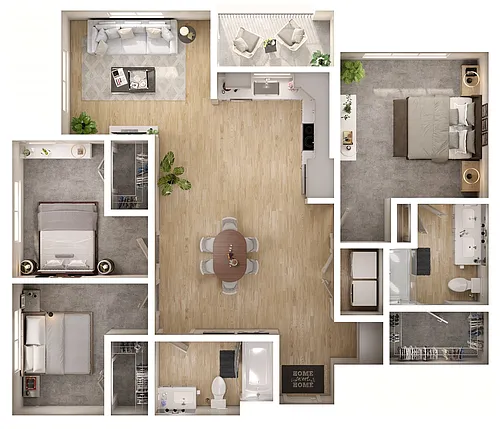 Floor plan C1