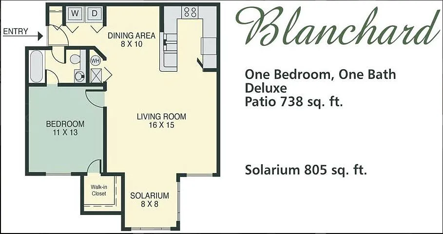 Floor plan Blanchard