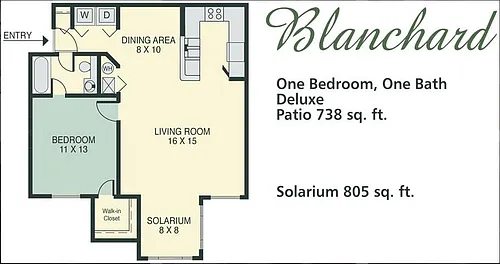 Floor plan Blanchard