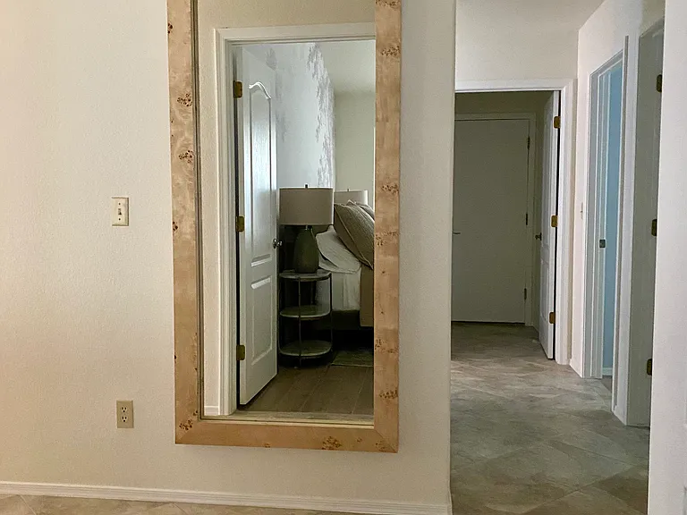 Full length mirror outside the Primary Bedroom
