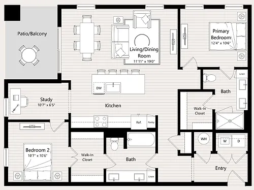 Floor plan B8