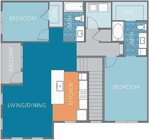 Floor plan B2U-BHG