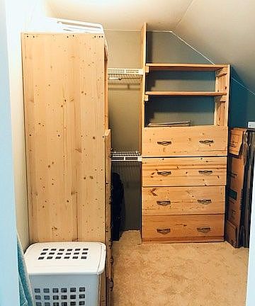 1 of 2 Master closet