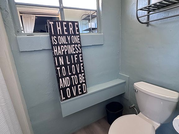Spacious bath and laundry areas.