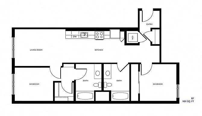 Floor plan B7